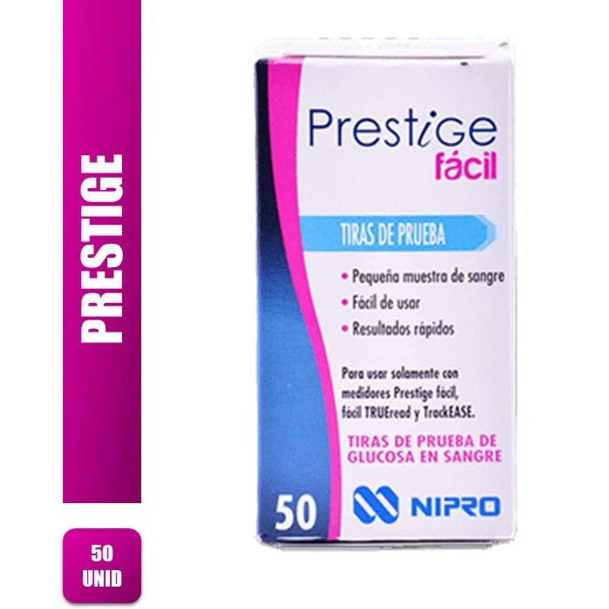 NIPRO - TIRAS REACTIVAS PRESTIGE