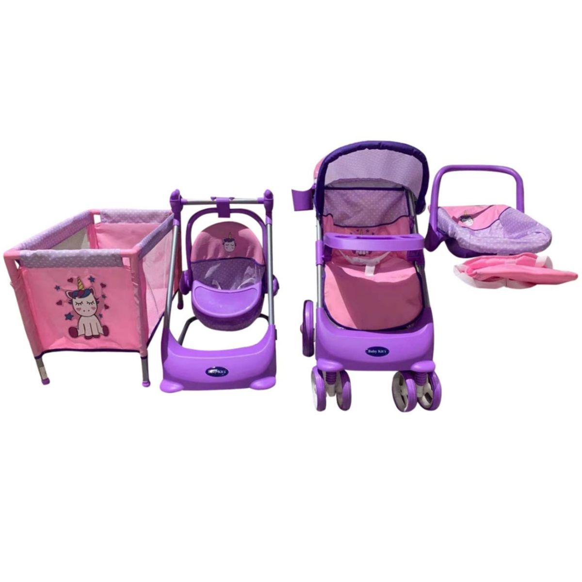 BABY KITS - Set de Muñecas MAXI DOLL LILA