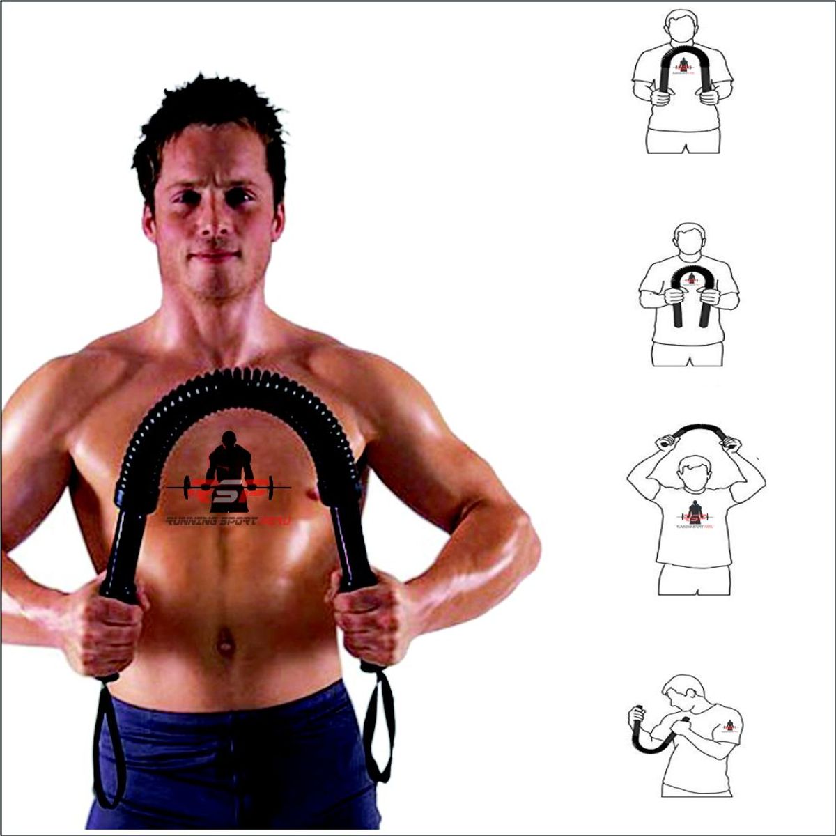 GFORCE - Barra de Tensión Power Twister 60kg