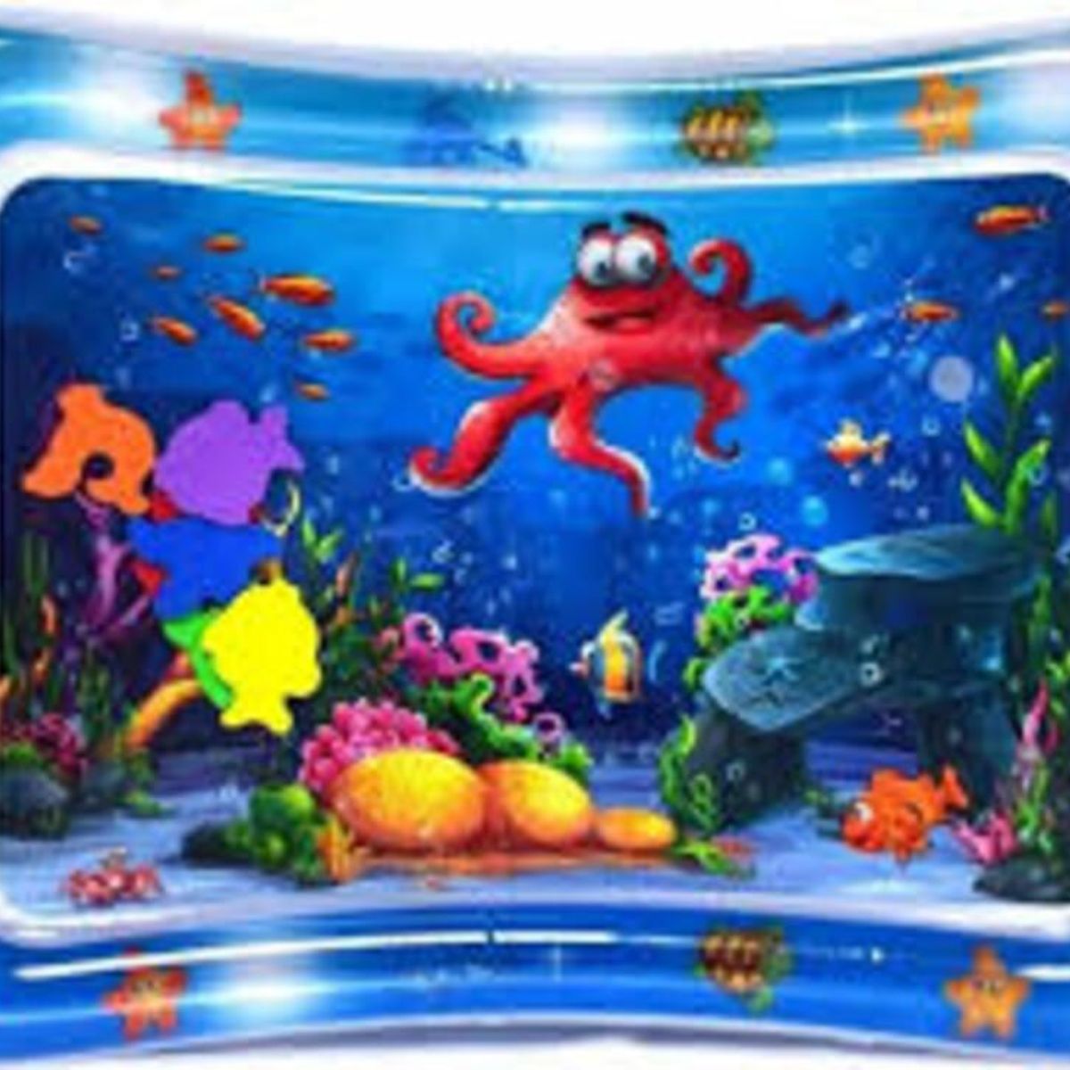 GENERICO - Colchoneta inflable de agua para bebés y niños pequeños centro de actividades de ocio perfecto para el crecimiento de la estimulación de tu bebé.