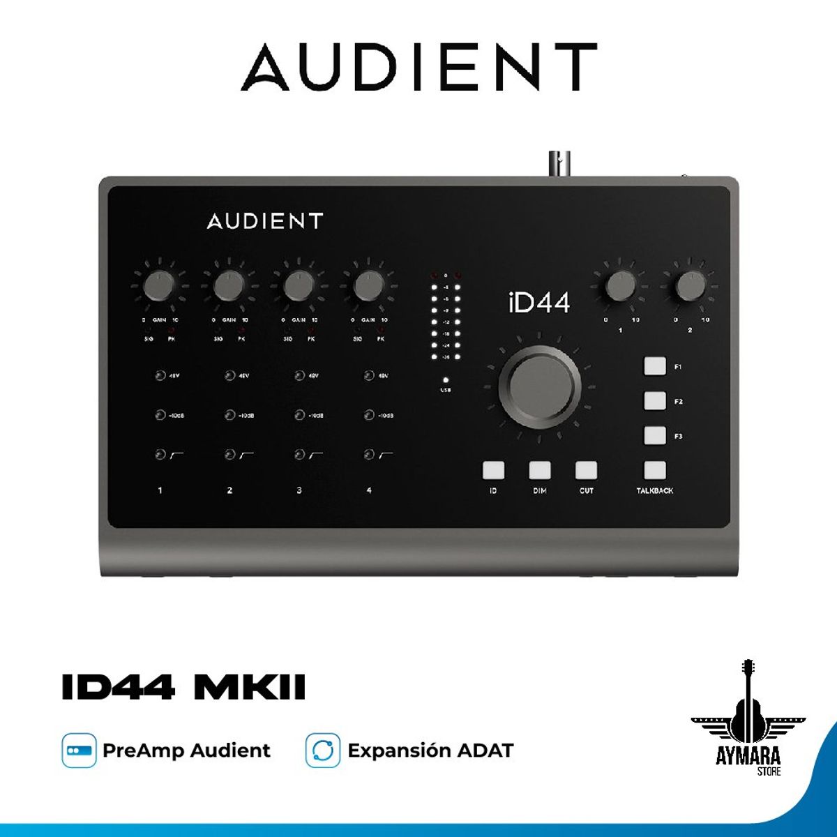 AUDIENT - Audient ID44 MK2 USB Interfaz de Audio