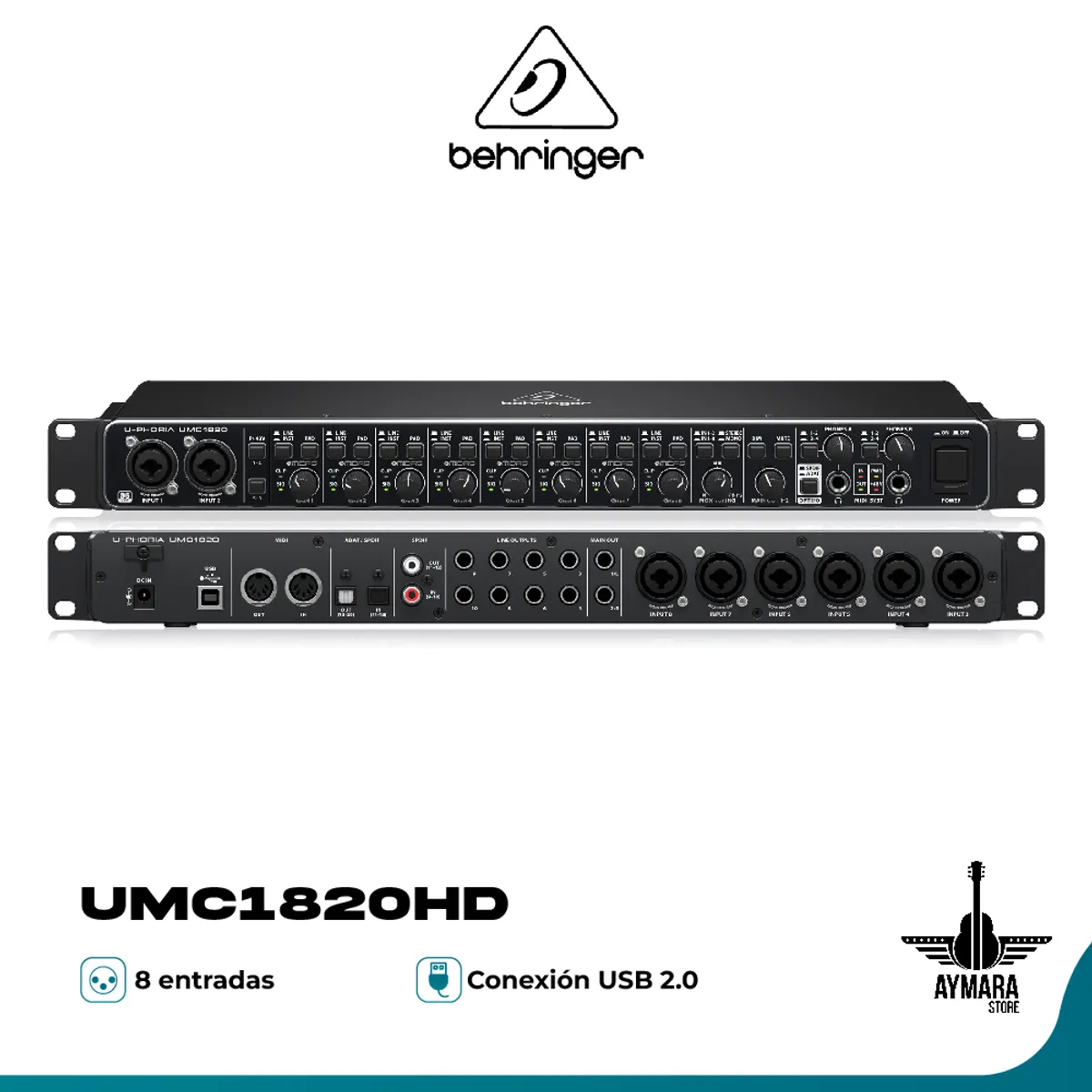 BEHRINGER - BEHRINGER INTERFAZ DE AUDIO USB UPHORIA UMC1820