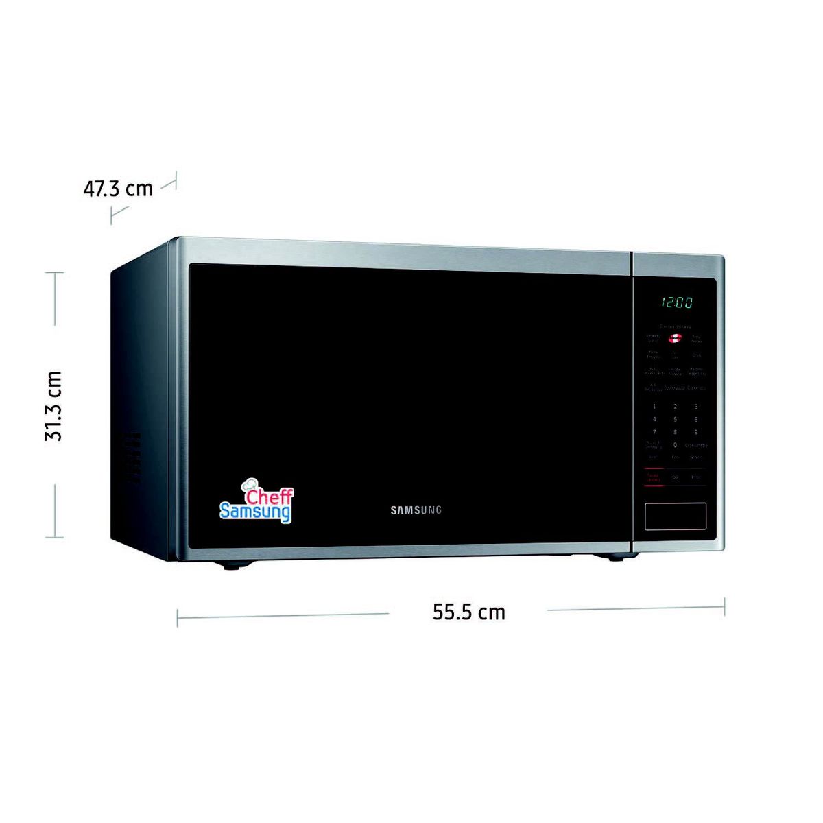 SAMSUNG - Horno Microondas 40 Lt MS40J5133AT/PE