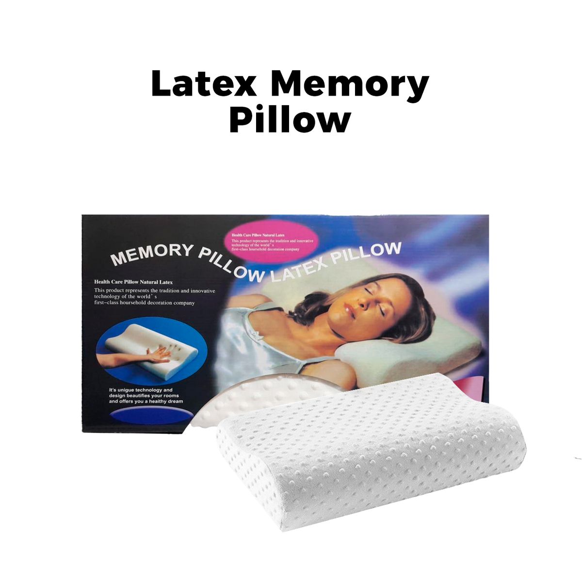 GENERICO - Almohada viscoelástica ortopédica memory pillow