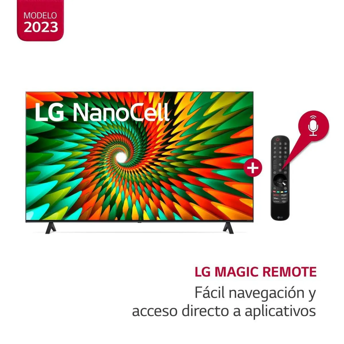 LG - Televisor LG 55" NanoCell UHD 4K Smart  55NANO77SRA