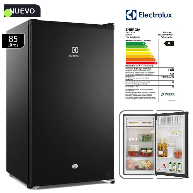 ELECTROLUX - Frigobar Electrolux Premium Black ERD090G2HWB