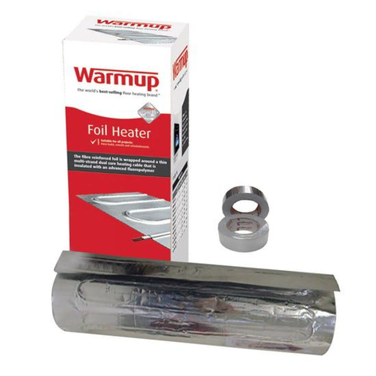 WARMUP - Calentador de Folio por Suelo Radiante Warmup 5m² 700W-WLFH