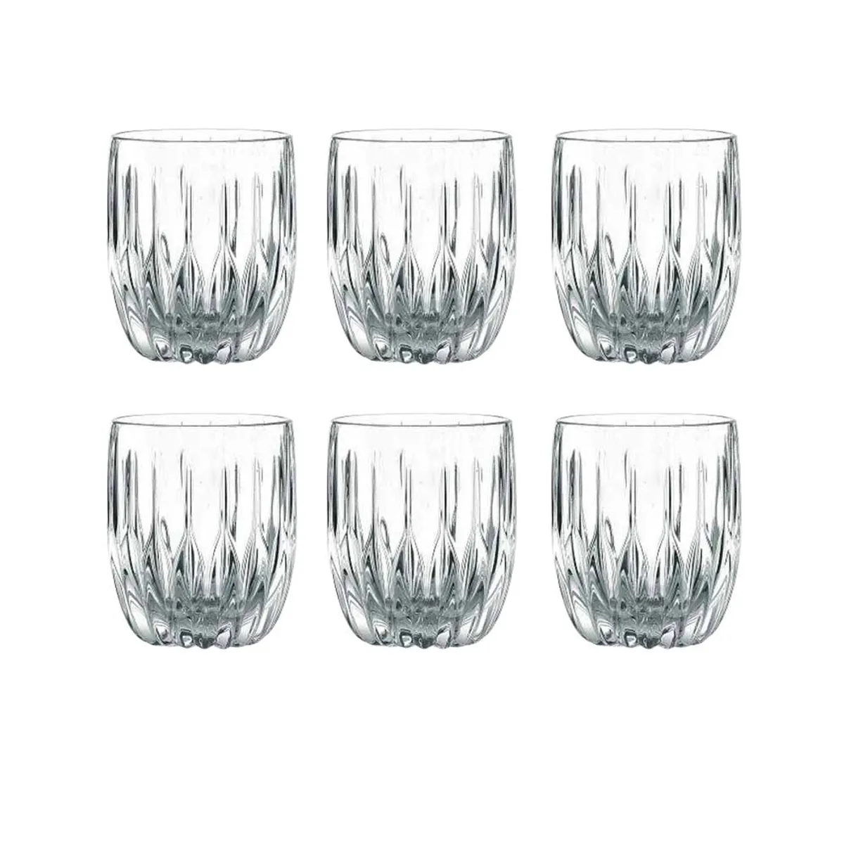 INSPIRA - Juego de 6 Mini Copitas de Shot Labrado 2.7 Oz