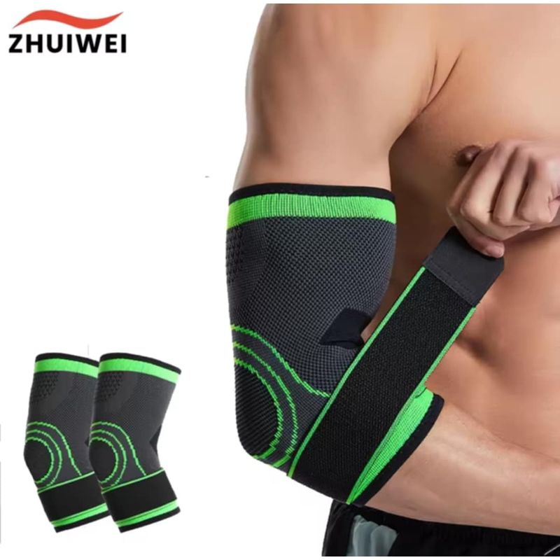 GENERICO - Pack x2 Coderas de Compresión para Lesiones - Deportiva Ajustables