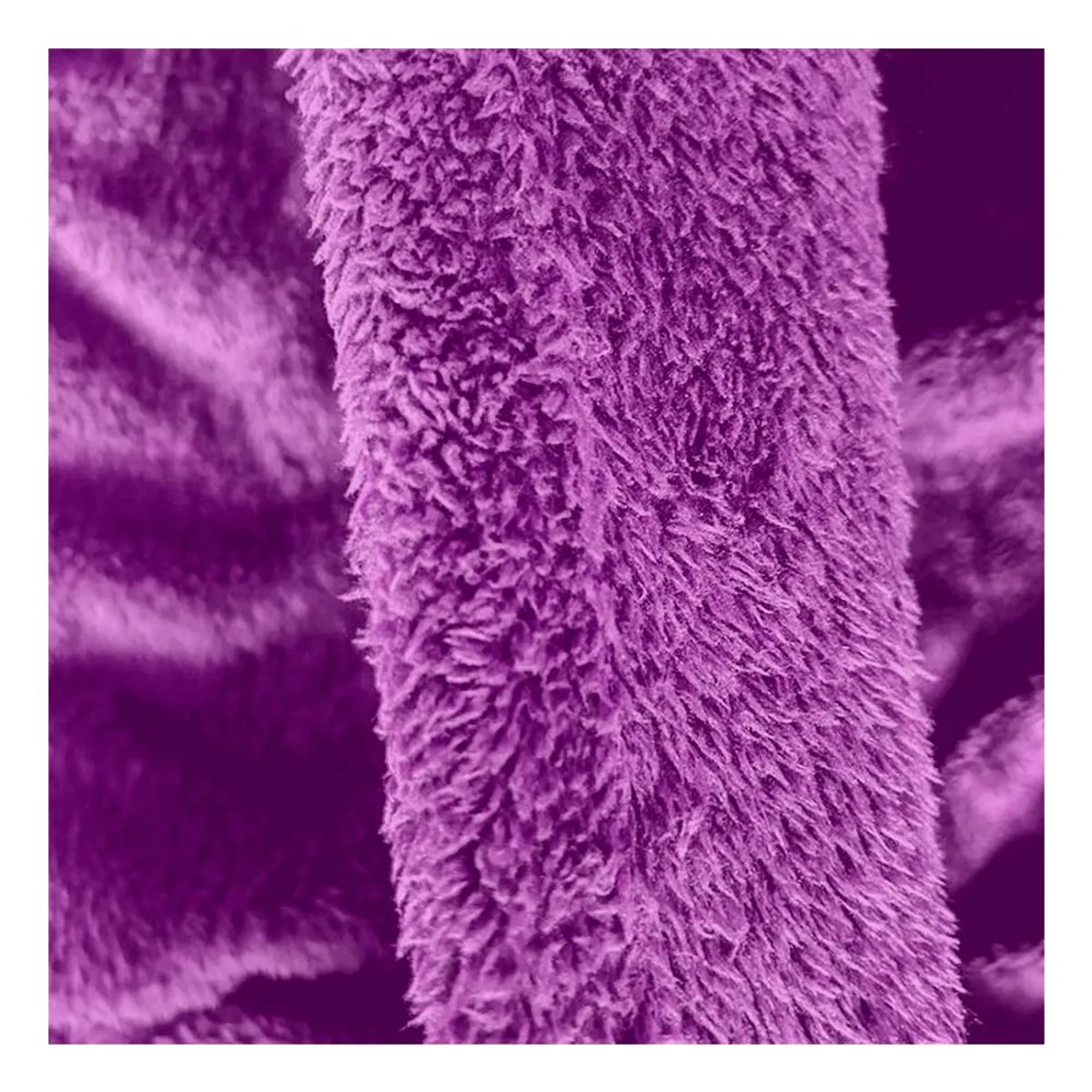 GENERICO - cubrecama 1.5 plz peluche corto lila