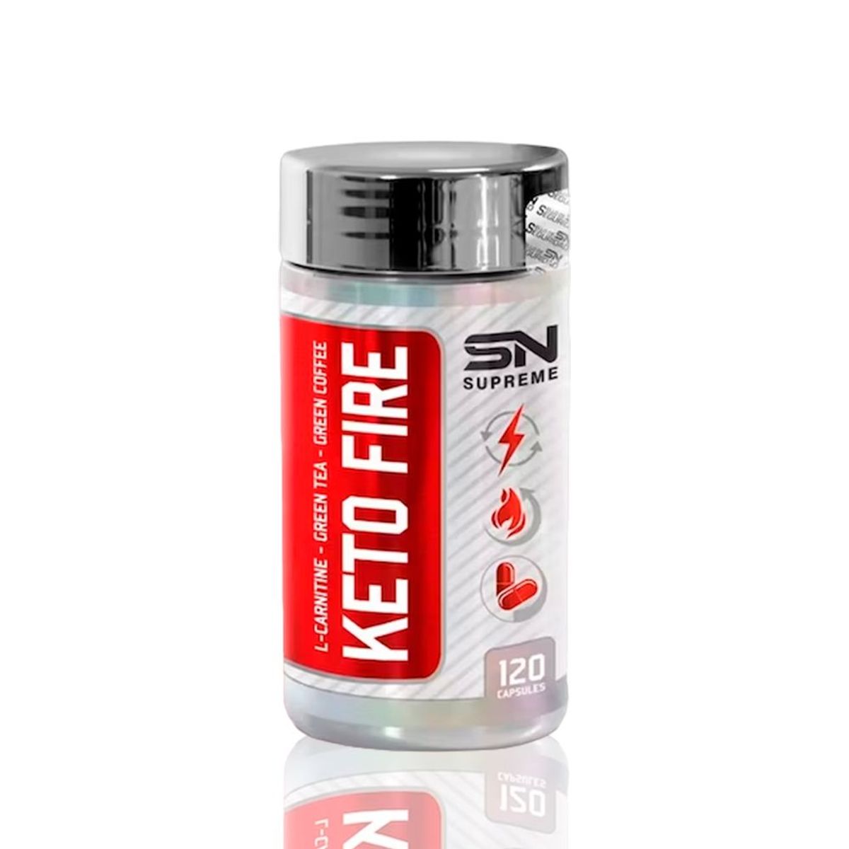 SUPREME NUTRITION - Quemador de Grasa Supreme Nutrition Keto Fire 120 Caps