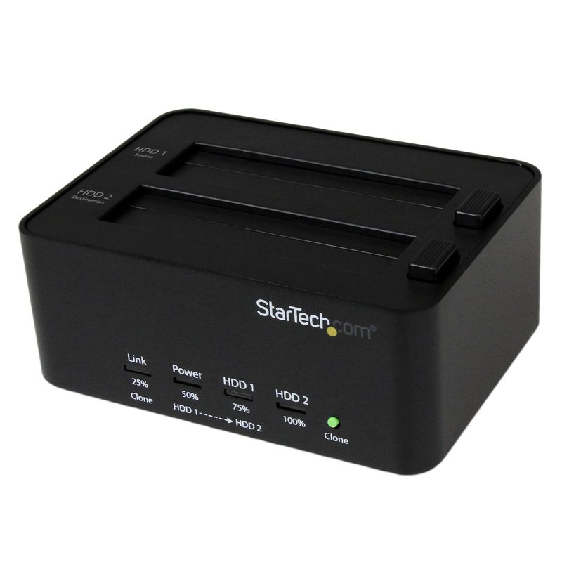 STARTECH - Docking Startech Duplica Borra Discos 2xBahía USB 3.0 - SATDOCK2REU3
