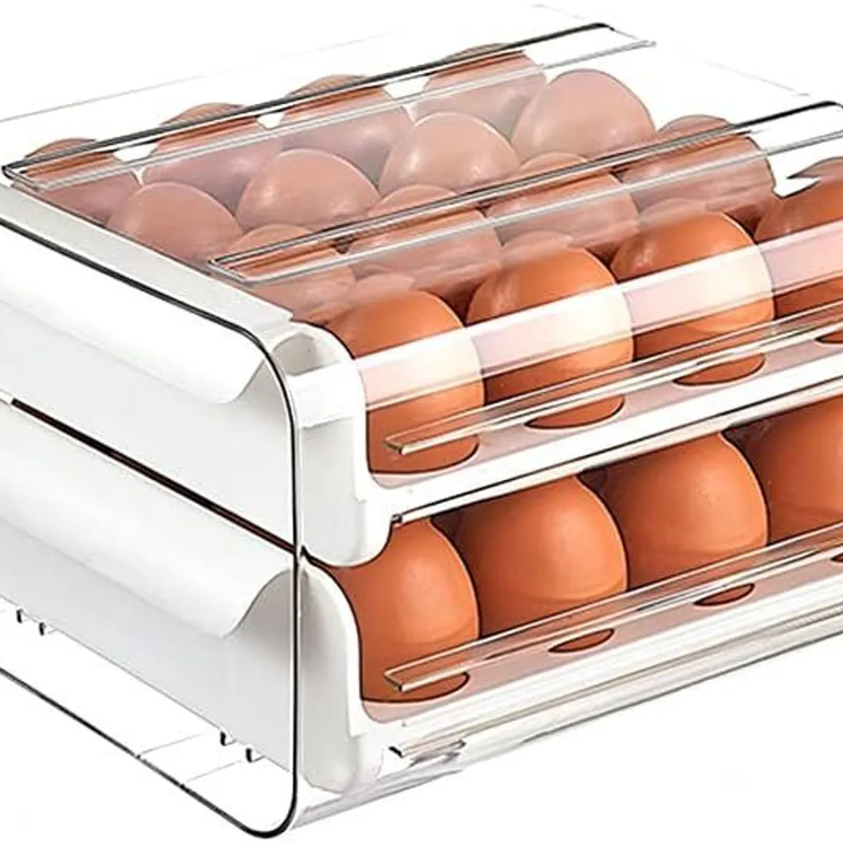 OEM - Organizador De Huevos 2 Niveles 32 Unidades - Porta Huevos