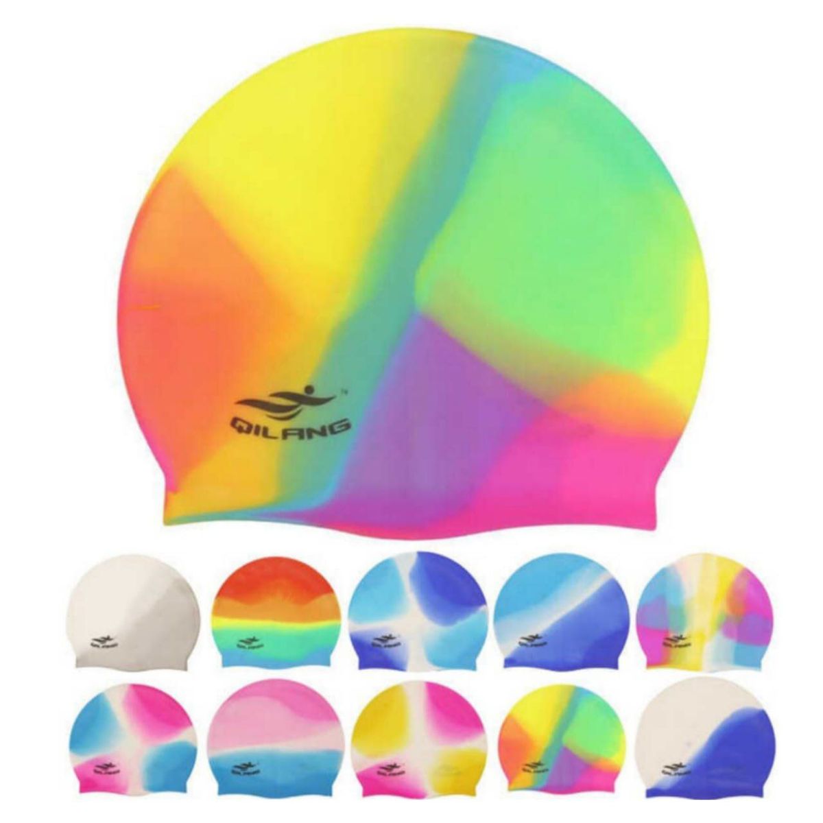 GENERICO - Gorros de natación impermeables para adultos