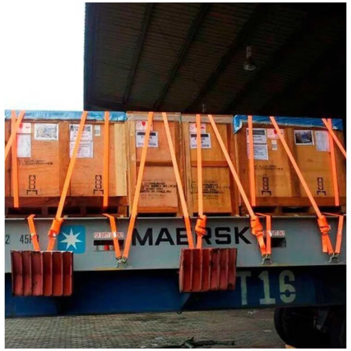 TRUPER - Sujetadores correa de carga auto motos 1125kg 2 piezas