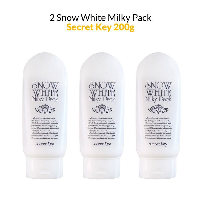 SECRET - 3 Snow White Milky Pack 200g.