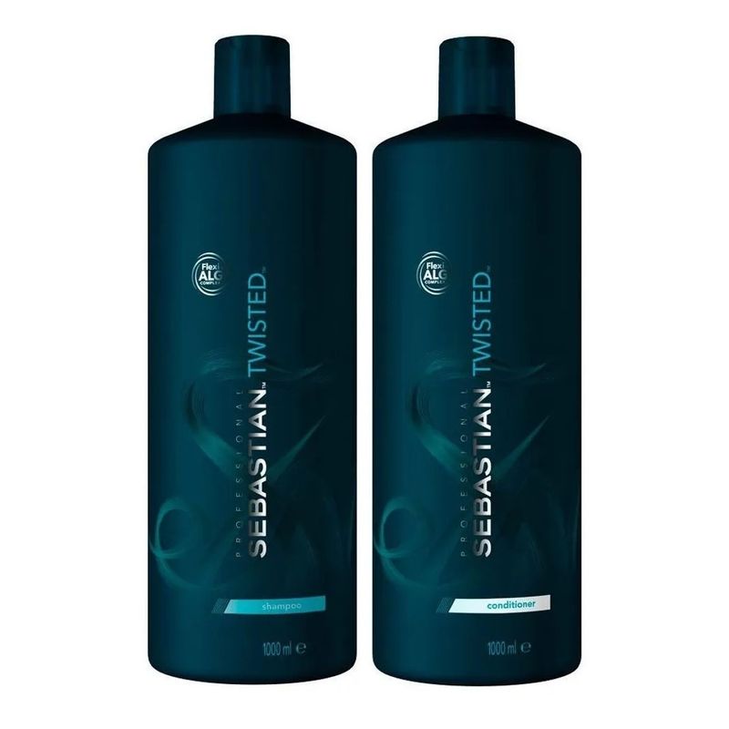 SEBASTIAN - Shampoo Para Rizos 1000ml + Acondicionador  Sebastian Twisted