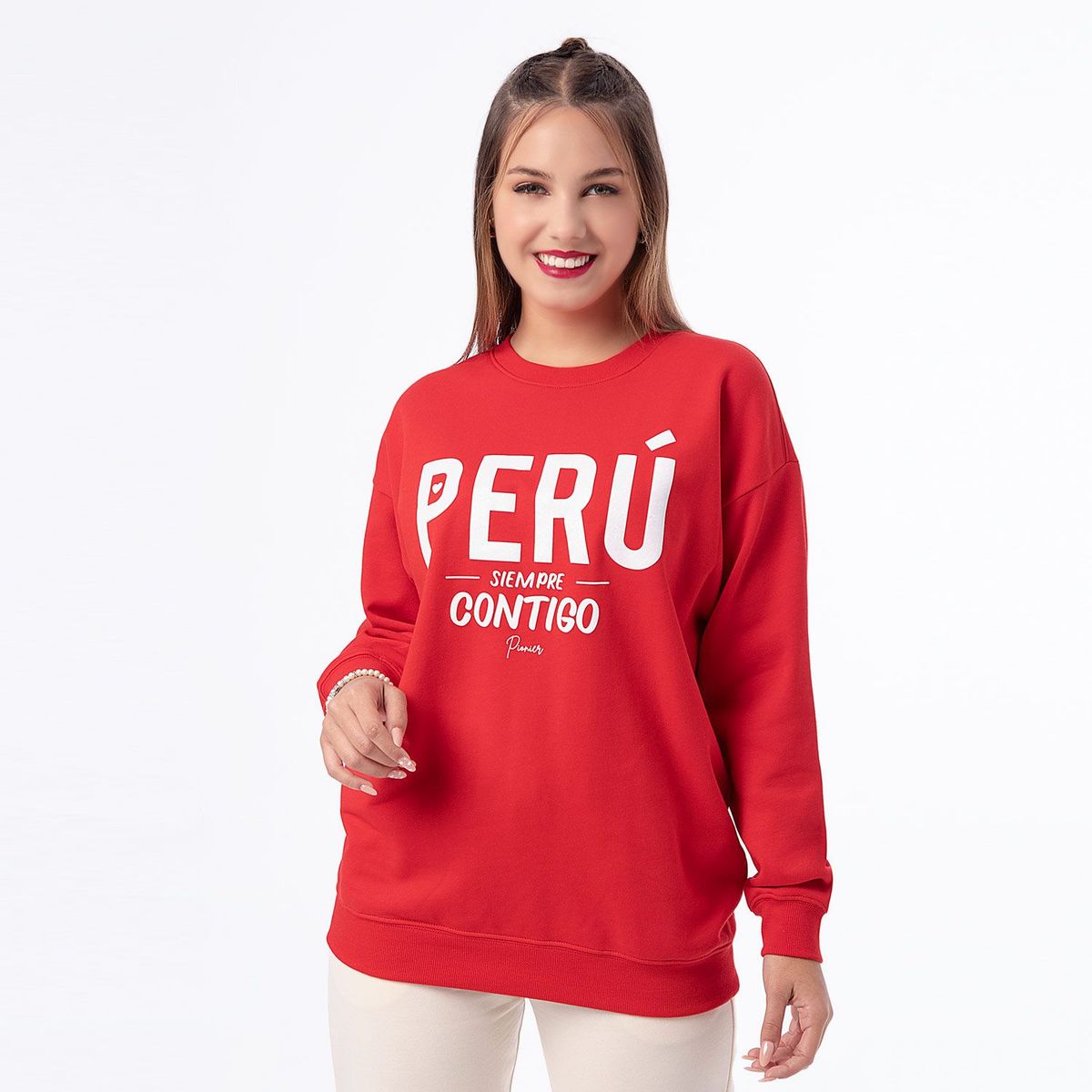 PIONIER - Polera Franela Contigo Peru Mujer