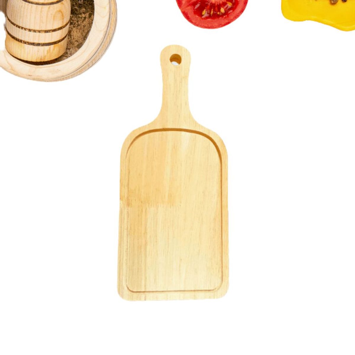 INSPIRA - Tabla de Madera para Pizza con Mango