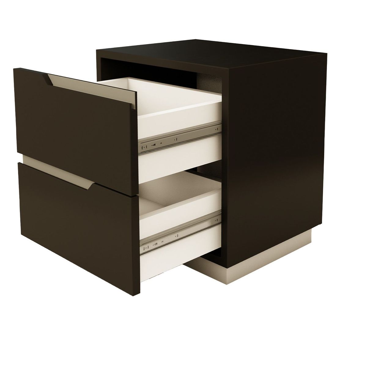 BARAKA HOME - Velador Tallin - Negro y Blanco