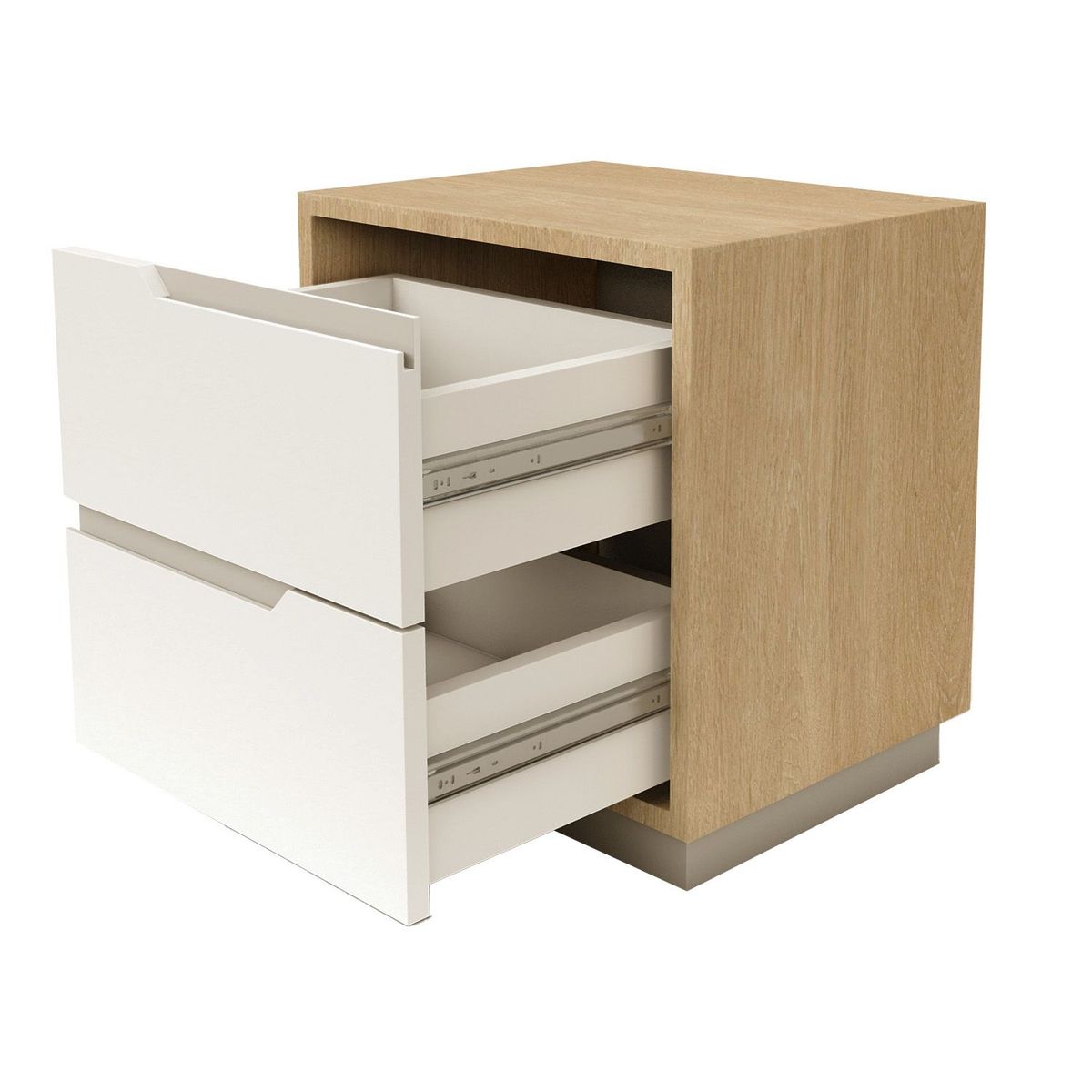 BARAKA HOME - Velador Tallin - Damasco y Blanco