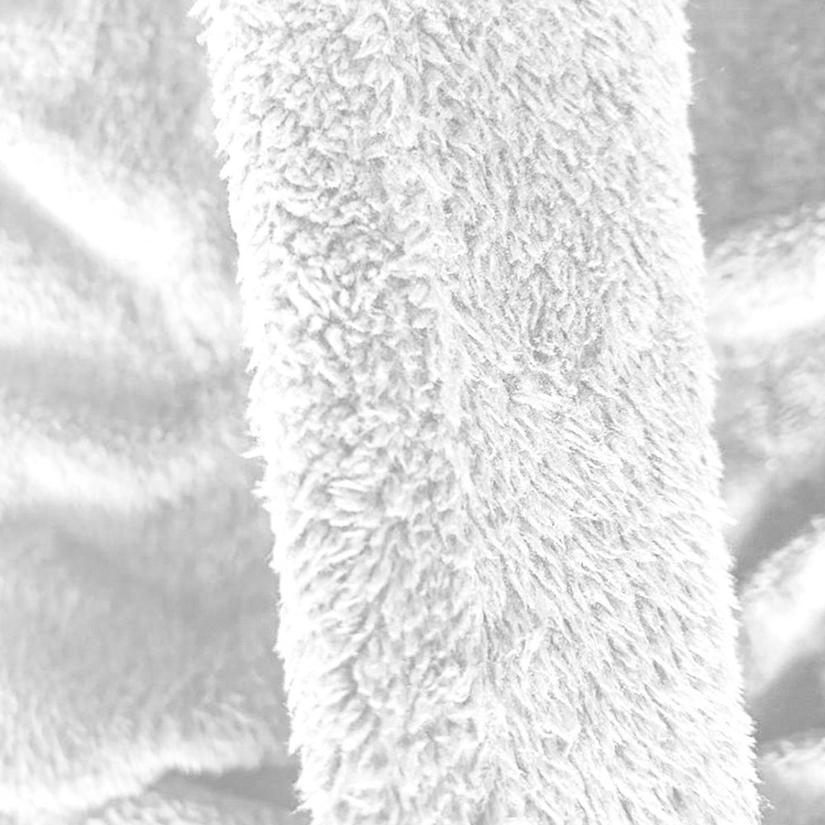 GENERICO - cubrecama 2plz peluche corto blanco