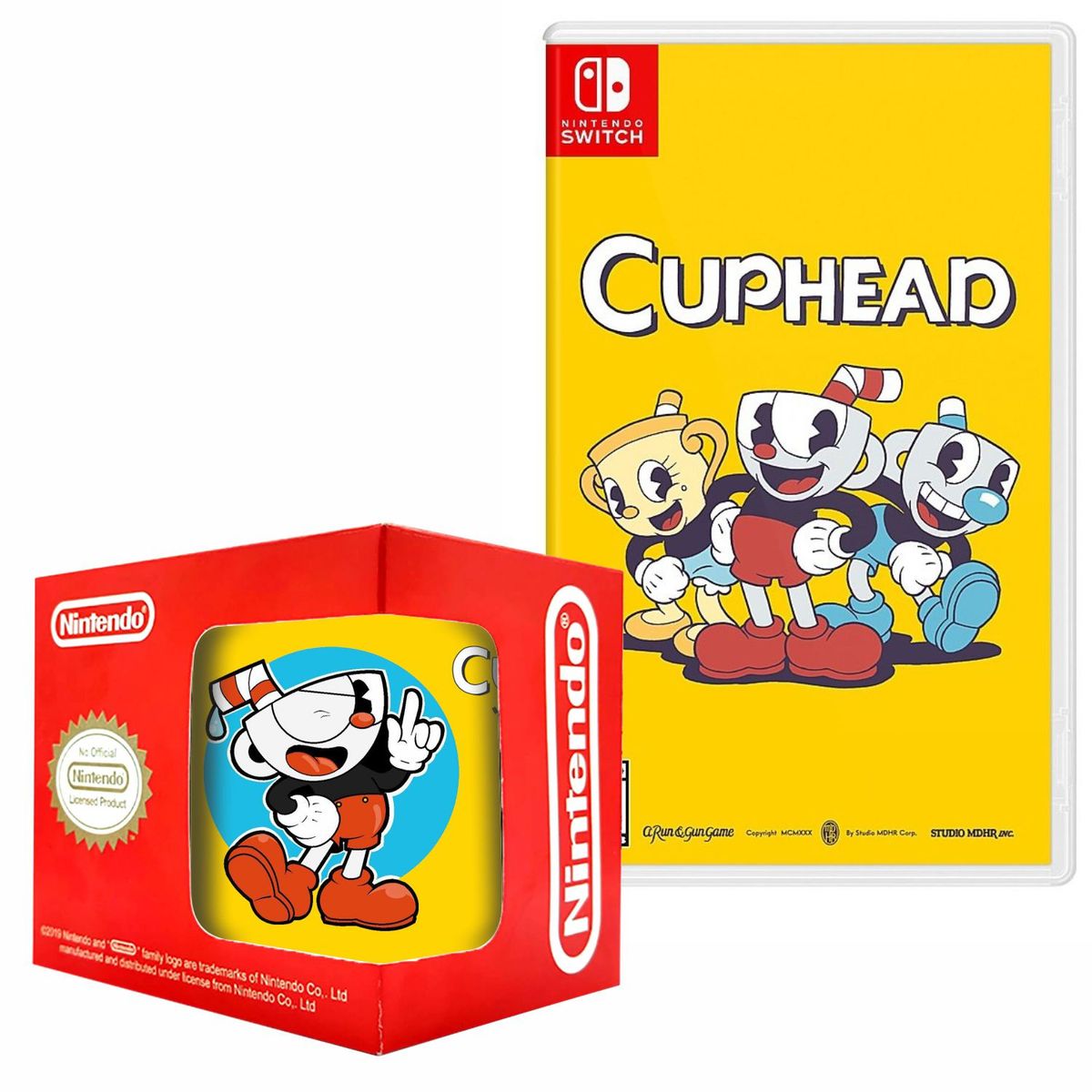 NINTENDO - CupHead Nintendo Switch Fisico  Taza