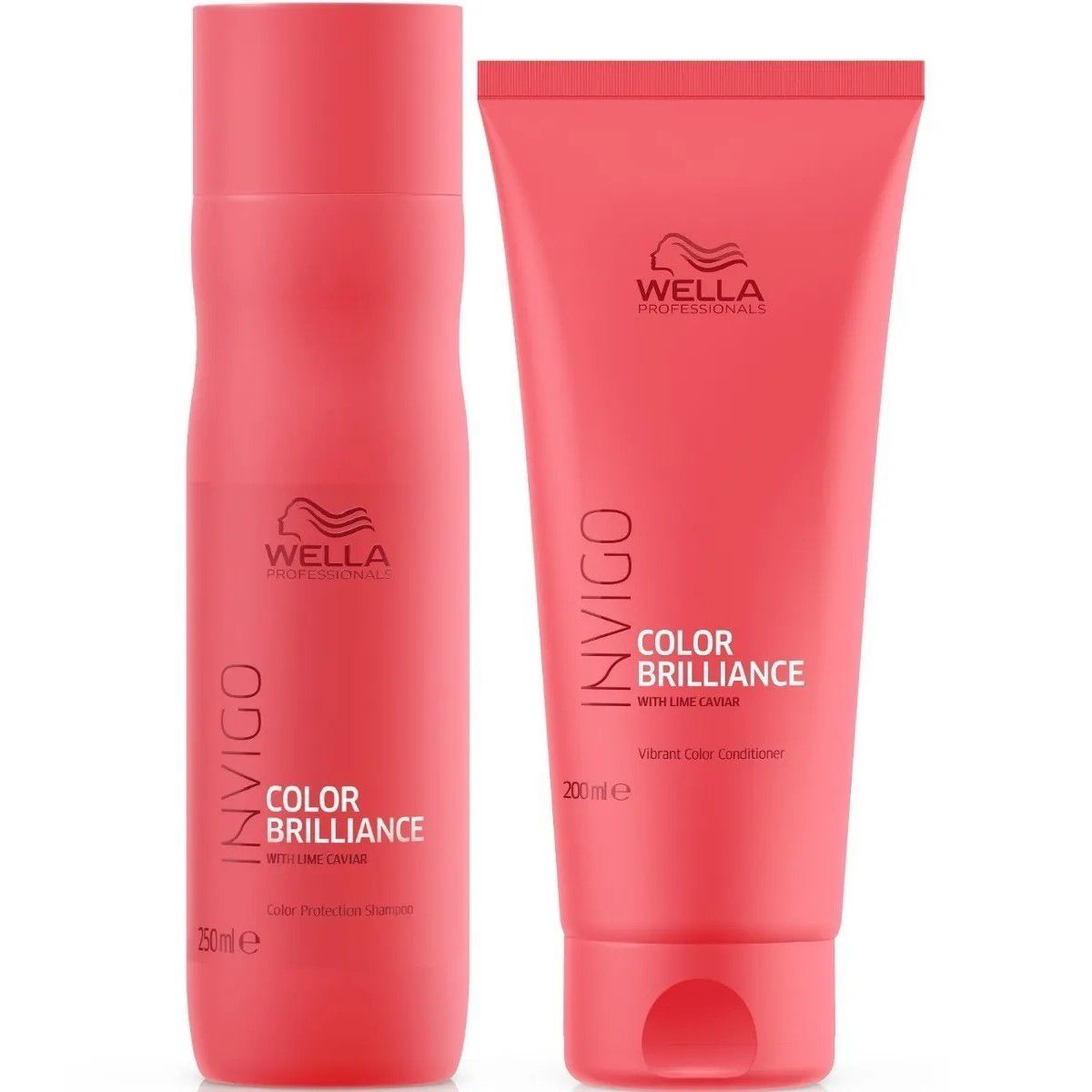 WELLA - Shampoo 250ml Cabello Teñido  Acondicionador Color Brilliance Wella
