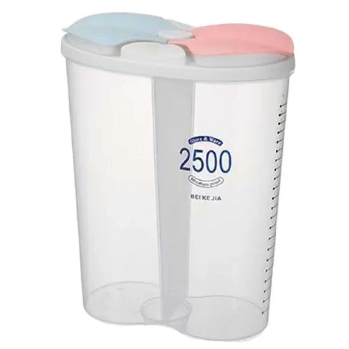 GENERICO - Dispensador de Cereales y Menestras de PVC - Capacidad 2500 ml