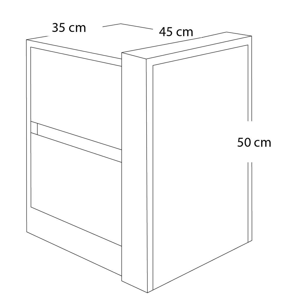 BARAKA HOME - Velador Narva - Blanco y Macchiato