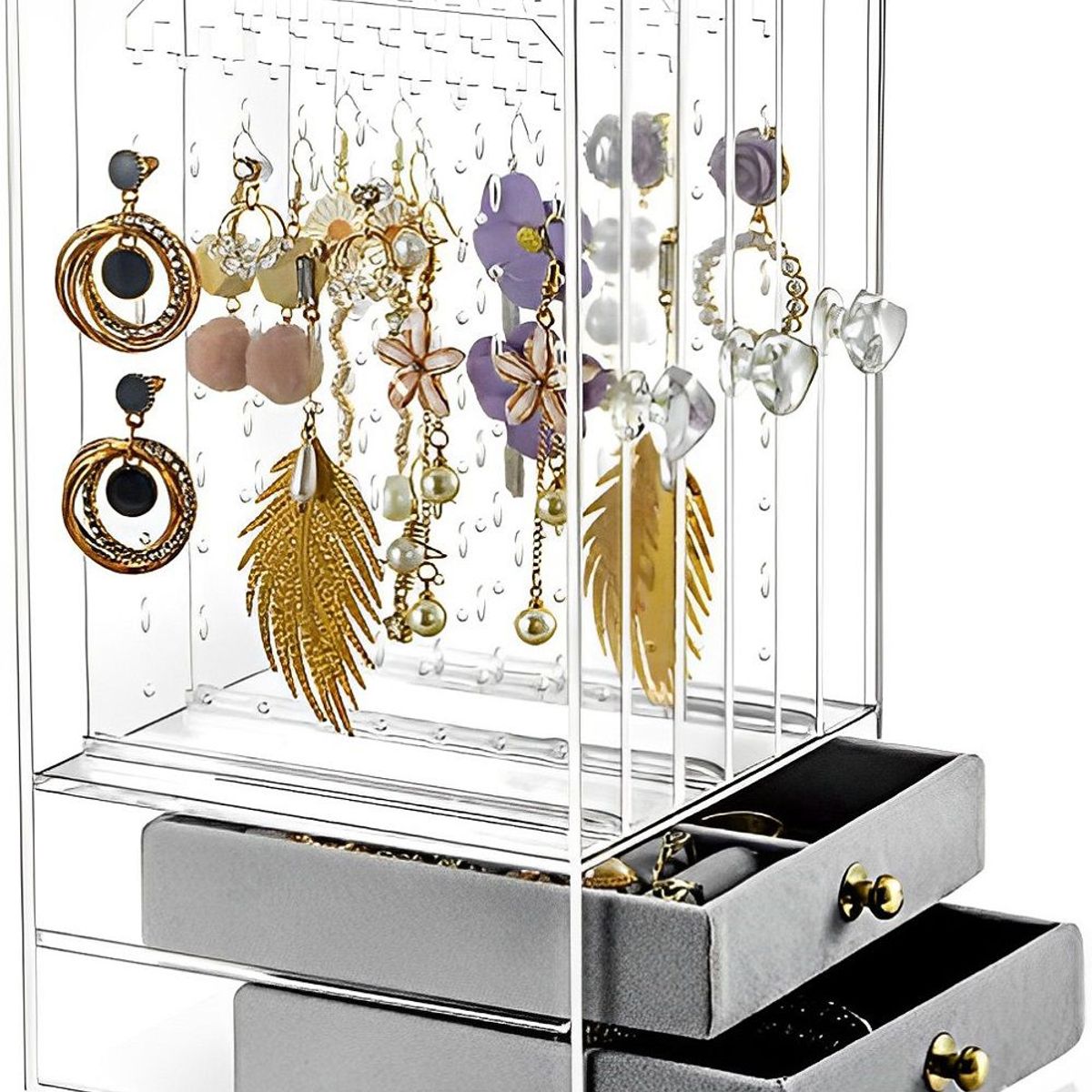 GENERICO - Organizador Exhibidor Vertical de Joyas aretes collares