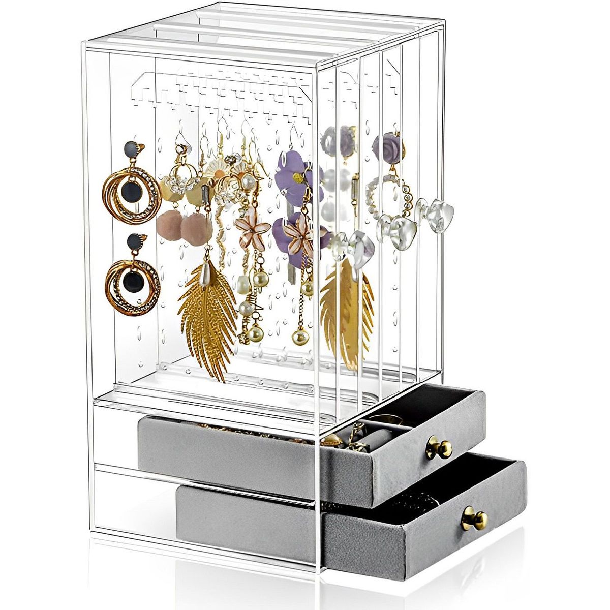 GENERICO - Organizador Exhibidor Vertical de Joyas aretes collares