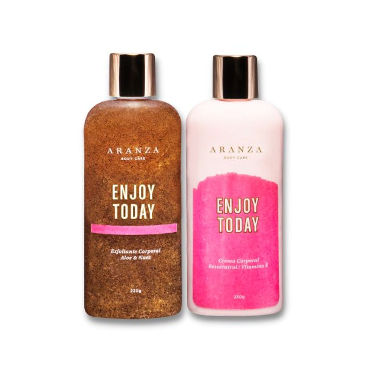 ARANZA - BOX EXFOLIANTE CORPORAL + CREMA HIDRATANTE Y NUTRITIVA AROMA FRUTAL DULCE