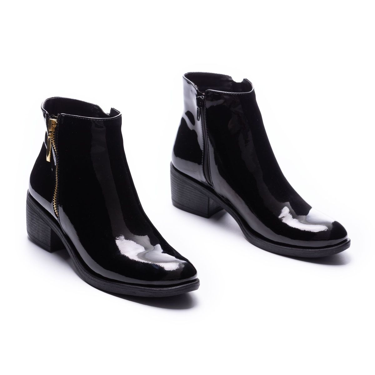 NEBULA - Botines Kobe - Nébula - Negro Charol