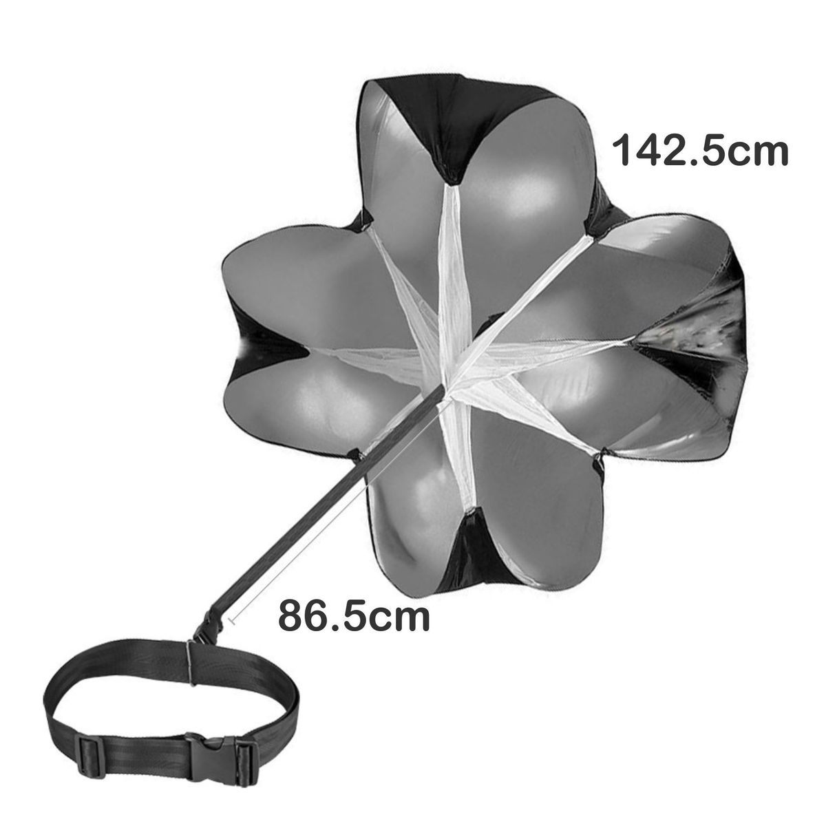 MUVO - Paracaídas Deportivo Entrenamiento Correr Velocidad