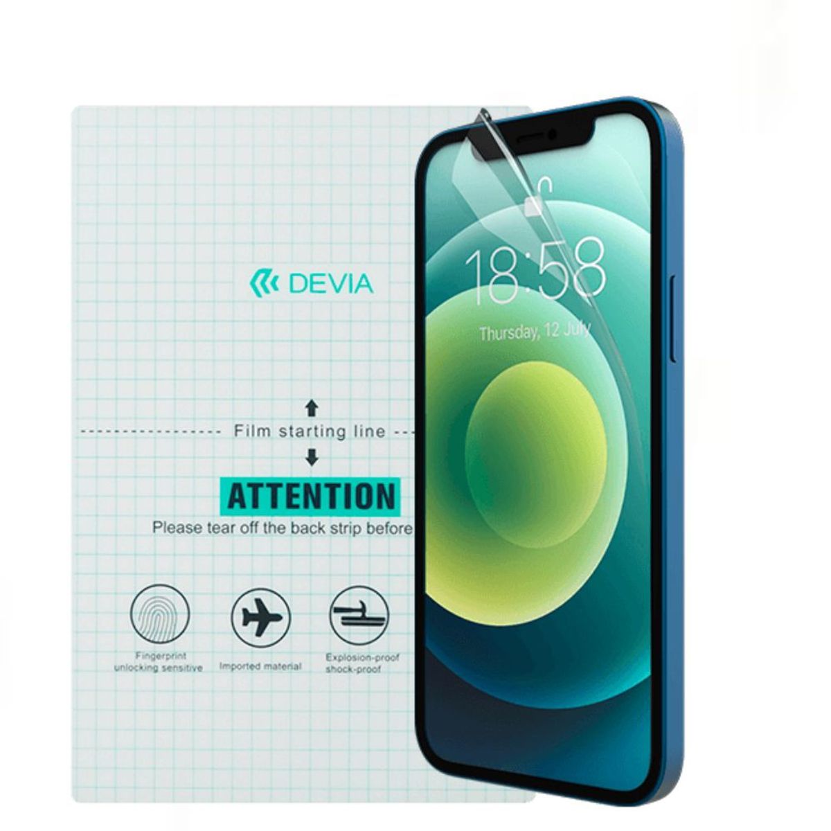 DEVIA - Mica de Hidrogel Devia Para Samsung S22 ULTRA - HD