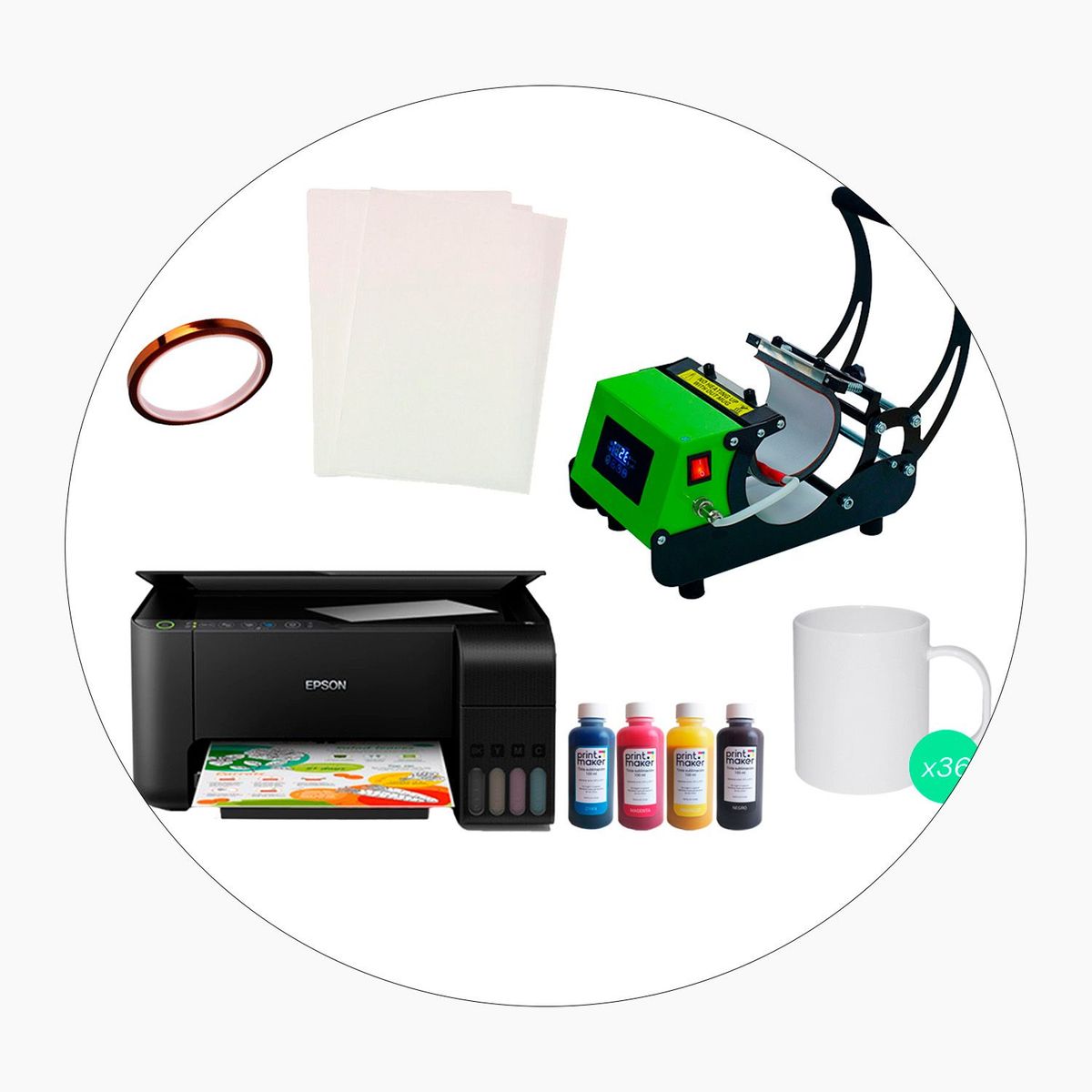 EPSON - Impresora Epson EcoTank L1250 WIFI USB