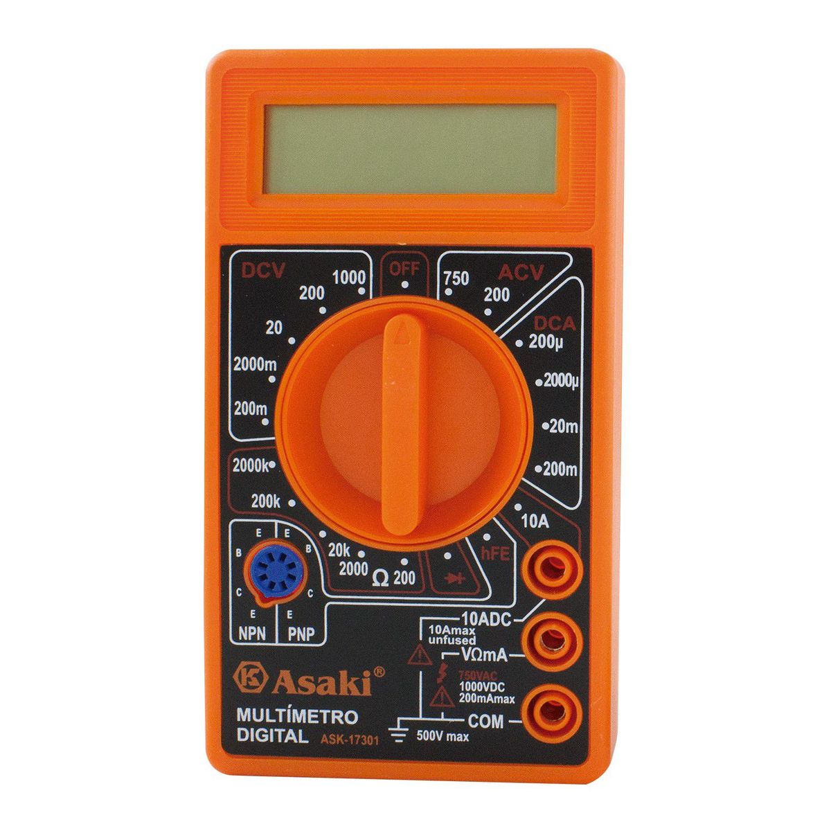 ASAKI - MULTIMETRO DIGITAL ASAKI ASK17301.
