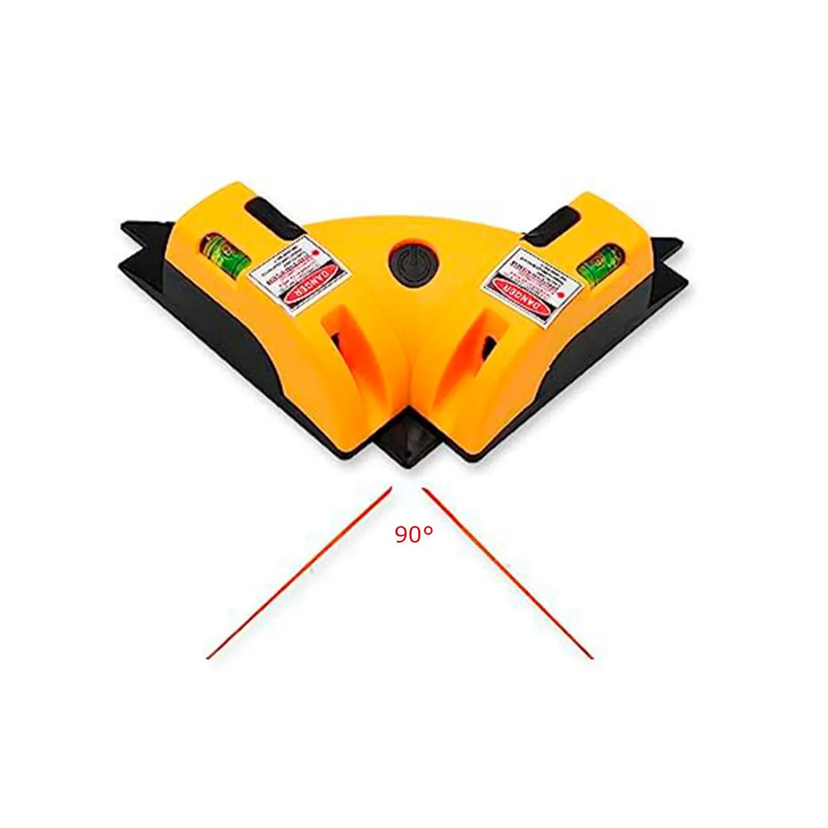 GENERICO - Nivel Láser 90° Horizontal Vertical Herramienta Escuadra - H-LASER-ES