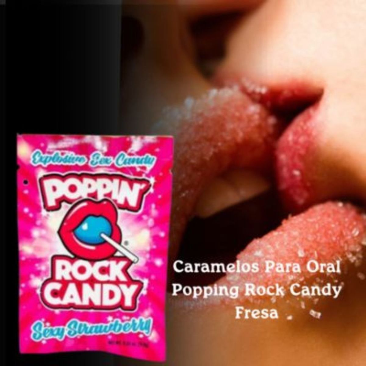 GENERICO - Caramelos Para Oral Popping Rock Candy Fresa