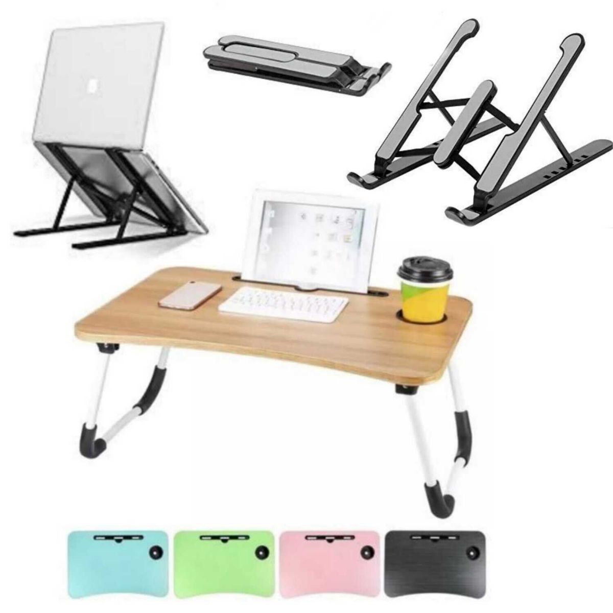 GENERICO - Mesa Plegable Multi Uso  Soporte Plegable