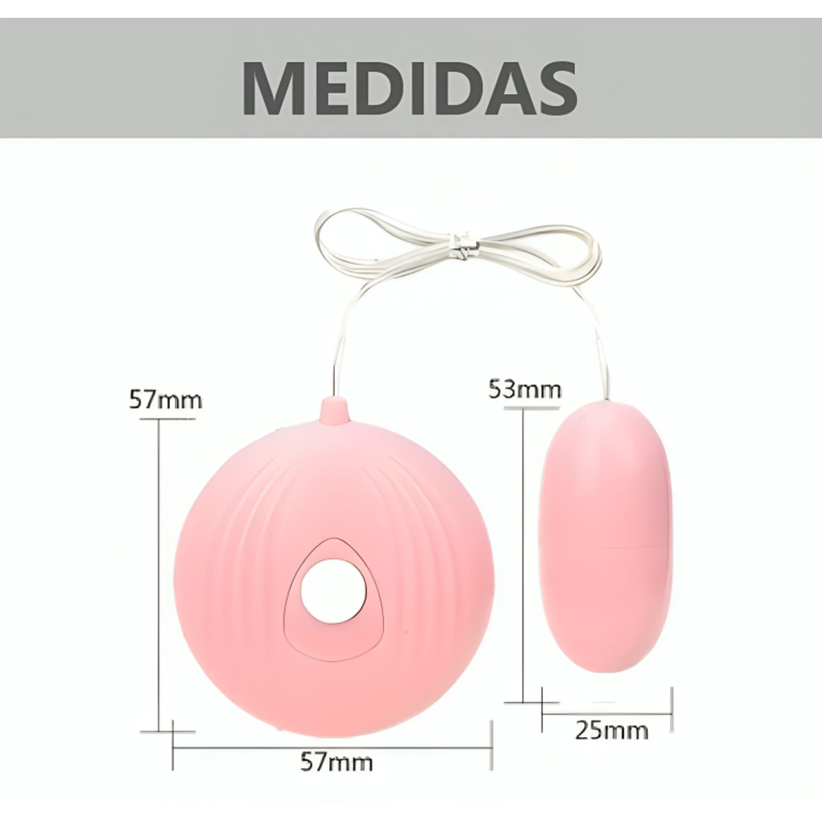 GENERICO - Potente mini Vibrador de 2 velocidades de 4.5cm x 2