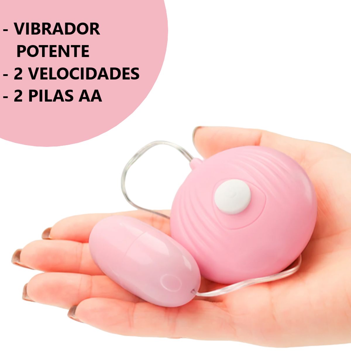 GENERICO - Potente mini Vibrador de 2 velocidades de 4.5cm x 2