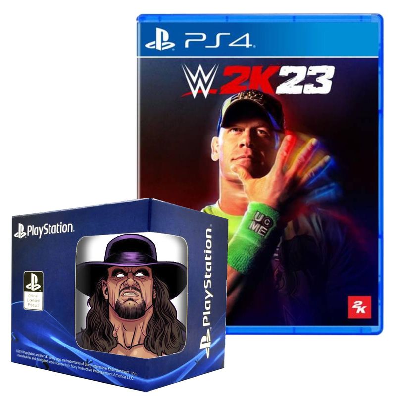 SONY - WWE 2K23 Playstation 4 + Taza
