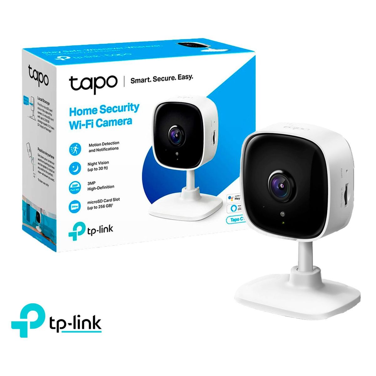 TP LINK - Cámara de Seguridad Wi-Fi Tapo C110 3MP Interior