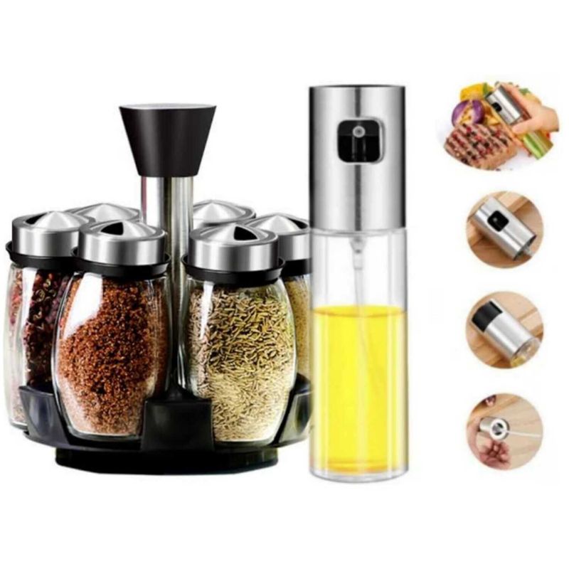 GENERICO - Set de Condimentero  Rociador de Aceite
