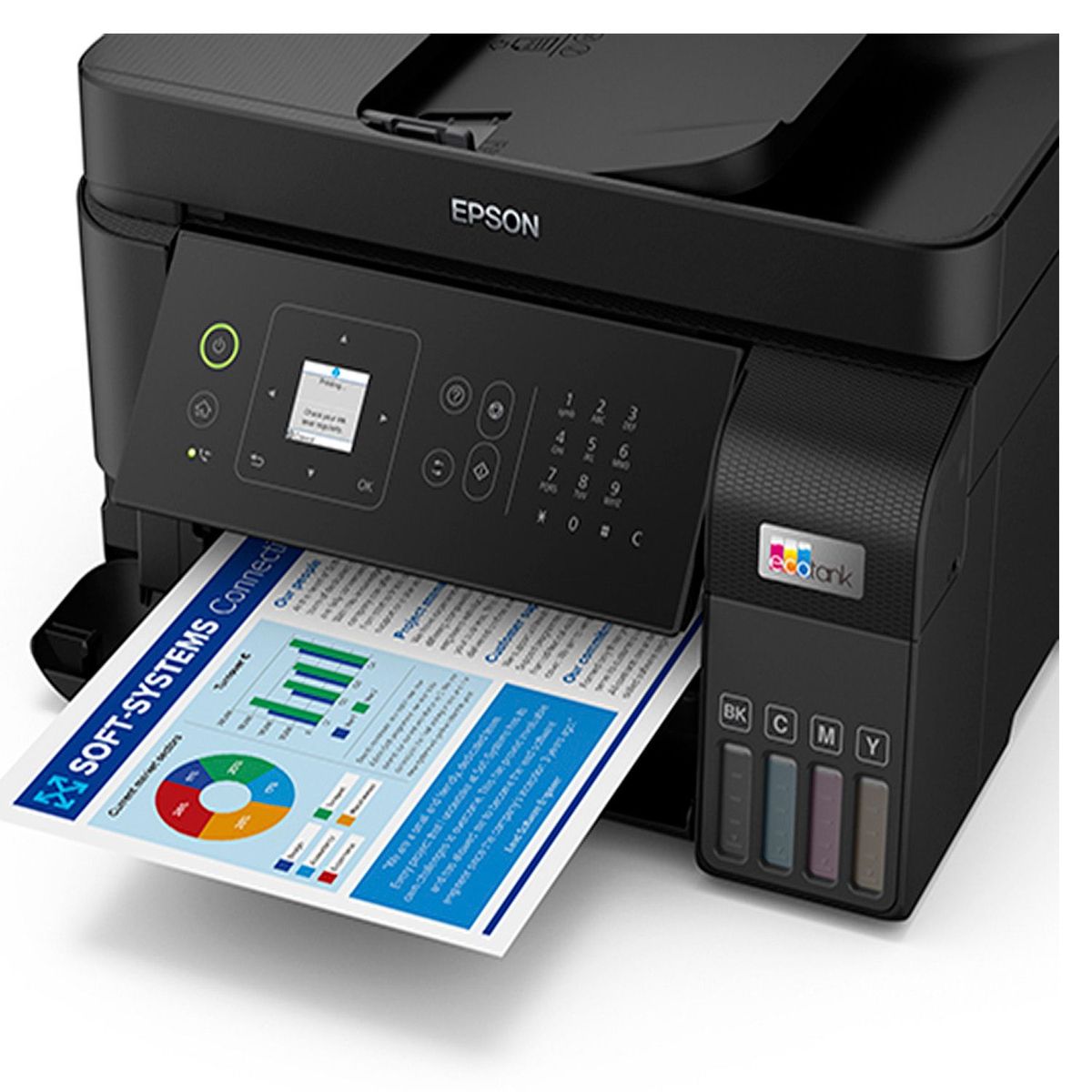 EPSON - Impresora Epson EcoTank L5590 Imprime Escanea Copia Fax Wi-Fi