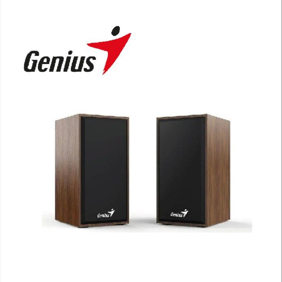 GENIUS - PARLANTE PARA PC GENIUS SP-HF180 USB + JACK 3.5 POWER 6W DISEÑO MADERA