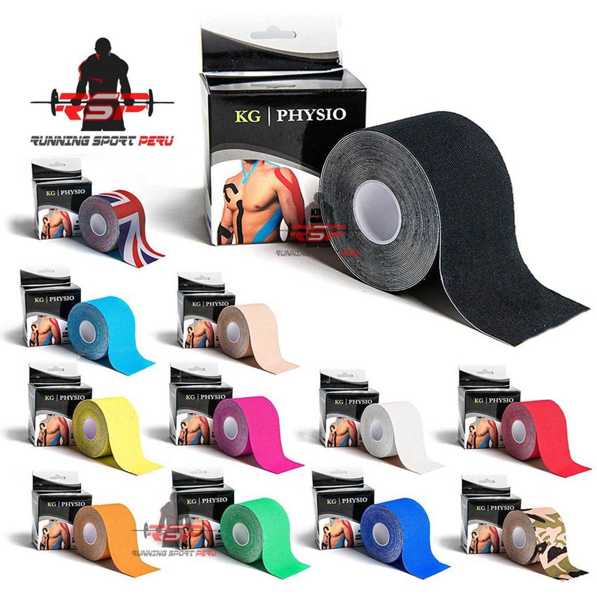 RUNNING SPORT PERU - Cinta Kinesiológica Vendaje Neuromuscular