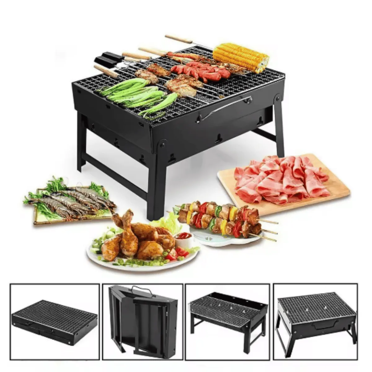 INSPIRA MARKET - MINI PARRILLA PLEGABLE